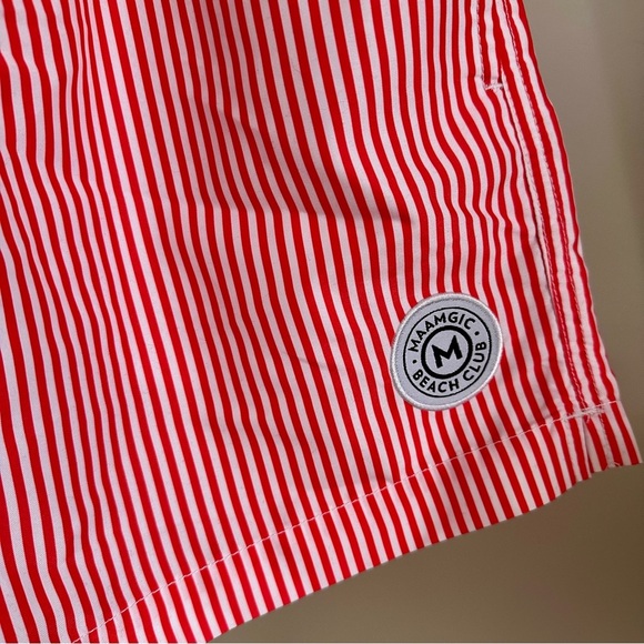 Maamgic Seer Sucker Swim Trunks Men’s Small - Picture 5 of 8